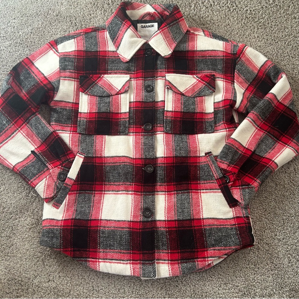 Garage red shacket
